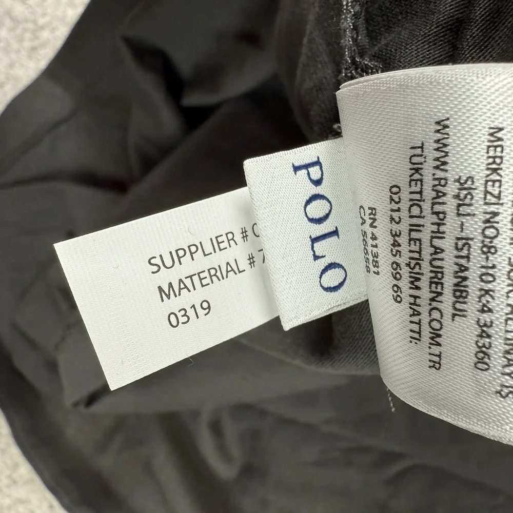 NEW‎ Polo Ralph Lauren Men's Charcoal Gray Cotton V-Neck T-Shirt